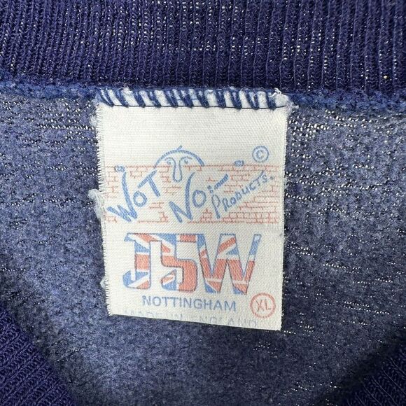 Vintage Oxford University Sweatshirt Womens XL Navy Blue JSW Made In England Top - Picture 4 of 5